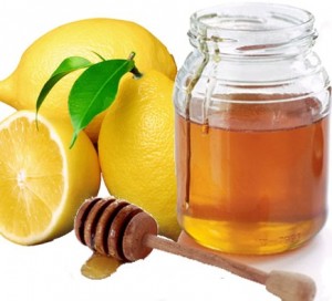 Lemon and honey for glowing skin