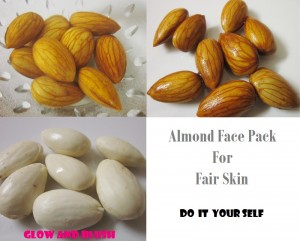 Almonds for glowing skin