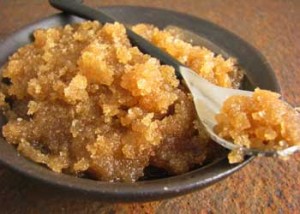 Brown sugar olive oil scrub