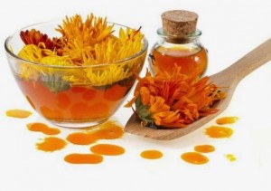 Calendula for pink eyes