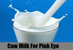 Milk for pink eye