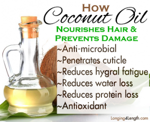 Coconut oil for hair